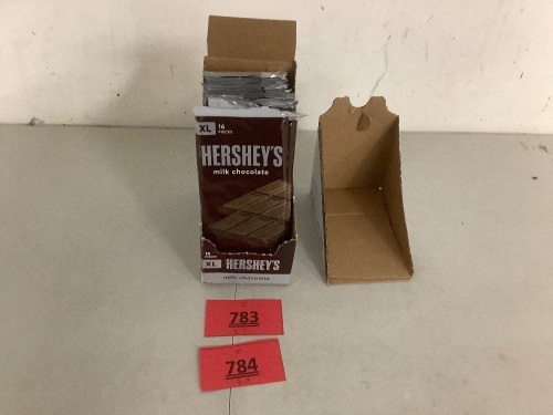 XL Herseys Bars 12 Count - Lot 784