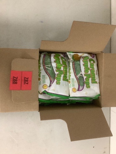 Box Of Caramel Apple Suckers Bags 12 Count - Lot 788