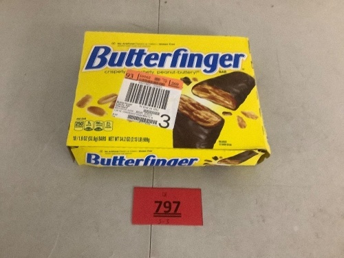 Box Of 18 Butterfinger Bars - Lot 797