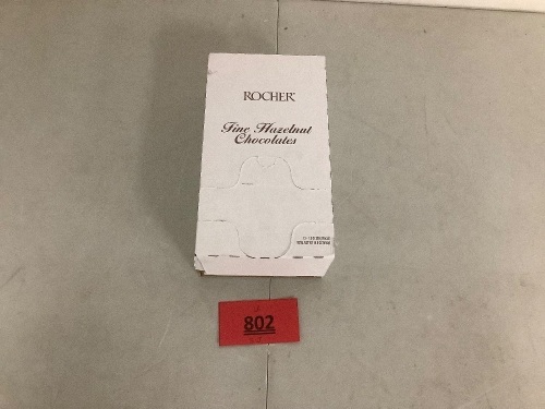 Box of 12 Ferrero Rocher Fine Hazlenut Chocolates - Lot 802