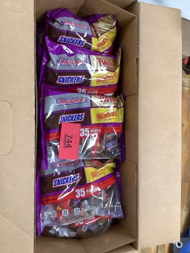 Box of Assorted Halloween Candy - Lot 744