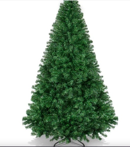 Premium White Artificial Pine Christmas Tree w/ Tips, Foldable Metal Base $99.99 - Lot 125