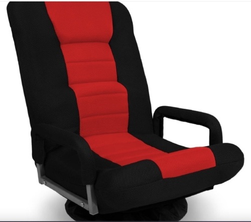 Gaming Floor Chair w/ 360-Degree Swivel, Armrest, Adjustable Backrest $149.99 - Lot 132