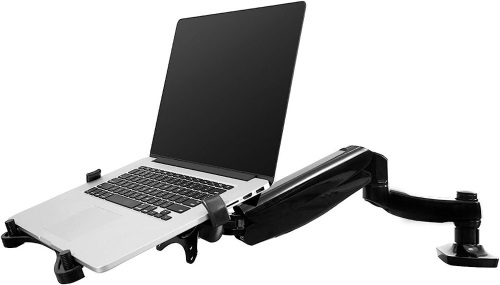 Fleximounts 2 in 1 Desk Laptop Monitor Mounts for 10-27 inches LCD Screen or 10-17.3 inches Notebook (for Laptop, Desk Mount) - Lot 361