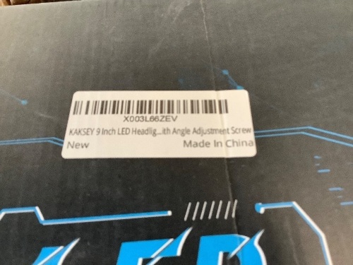 Kaksey 9 Inch LED Headlight Angle Adjustment Screw - Lot 395