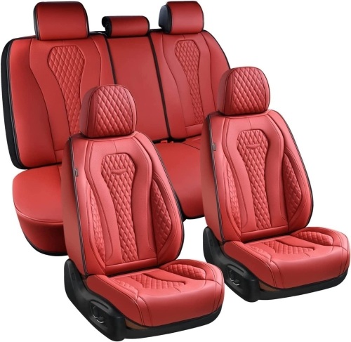 Coverado Leather Seat Covers Full Set, - Lot 413
