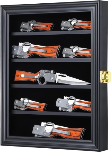 Jinchuan Knife Display Case - Pocket Knife Stand for Collections  - Lot 433