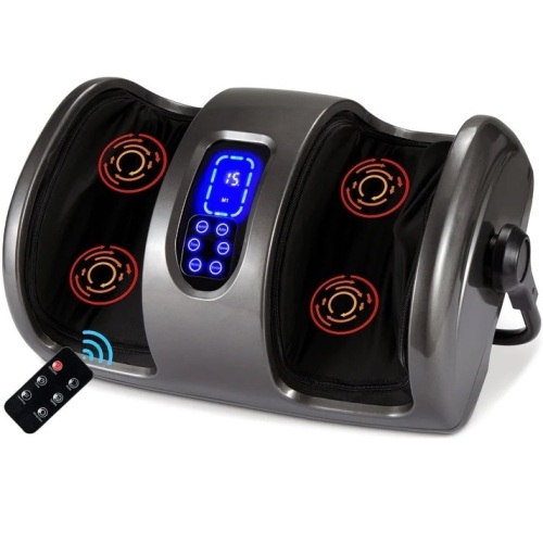 Reflexology Shiatsu Foot Massager w/ High-Intensity Rollers, Remote Control - Lot 479