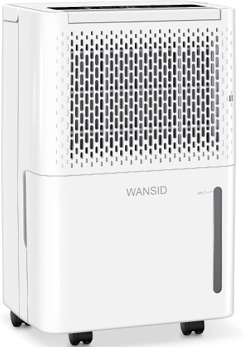 WANSID 2000 Sq.Ft Dehumidifiers with Auto Drain or Manual Drainage,Intelligent Humidity Control, Water Full Auto Shut Off Function for Home,Basements... - Lot 514
