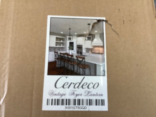 Cerdeco Vintage Foyer Lantern - Lot 383