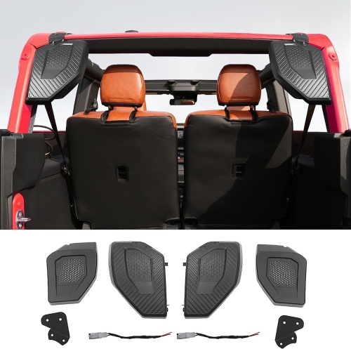 Mabett Rear Speaker Pods Compatible with Ford Bronco 2021 2022 2023, Upgrade 6.5" Pods for Bronco Accessories 2/4-Door, Interior Accessories Black - Lot 536