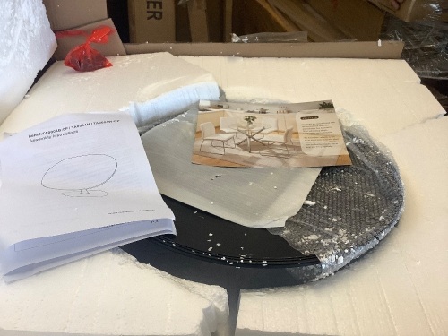 Modern Round Dining Table  - Lot 538