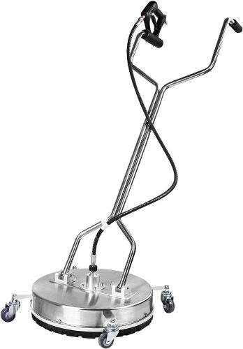WOJET Surface Cleaner Ground Washer 20" Stainless Steel Brush Pan 4500 PSI Max for Power Pressure Washer  - Lot 99