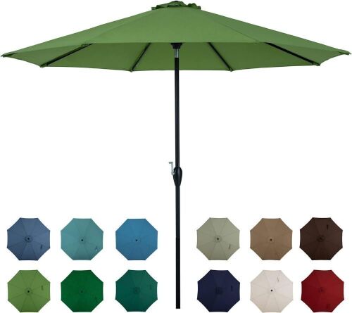 Tempera 10' Outdoor Market Patio Table Umbrella with Auto Tilt  - Lot 243