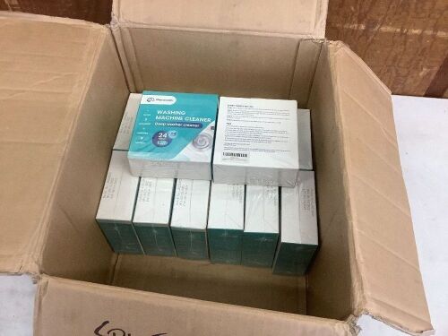 Lot of (14) Maravello Washing Machine Cleaning Tablets for Front Load and Top Load Washers, 24 ct - Lot 690
