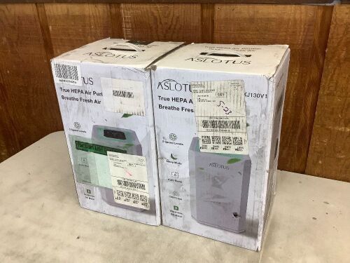 Lot of (2) Aslotus True HEPA Air Purifier  - Lot 695