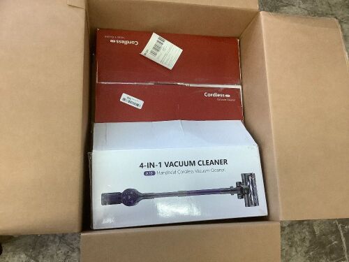 Lot of of (2) Cordless Stick Vacuum Cleaners  - Lot 736