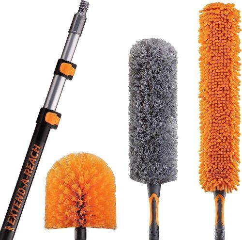 Extend-a-Reach High Ceiling Duster Cleaning Kit with Telescopic Pole - Lot 262