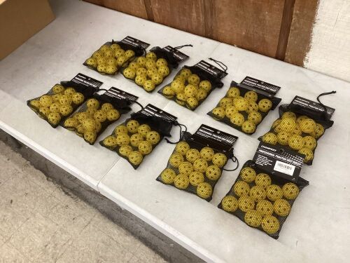 Lot of (10) Champkey Impactech Practice Golf Balls  - Lot 666