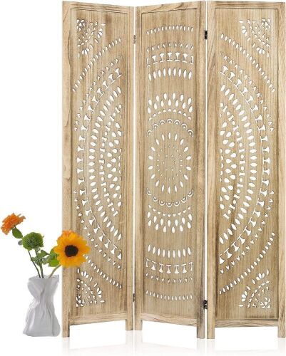 Salfanre Boho Wood Room Divider - Lot 200