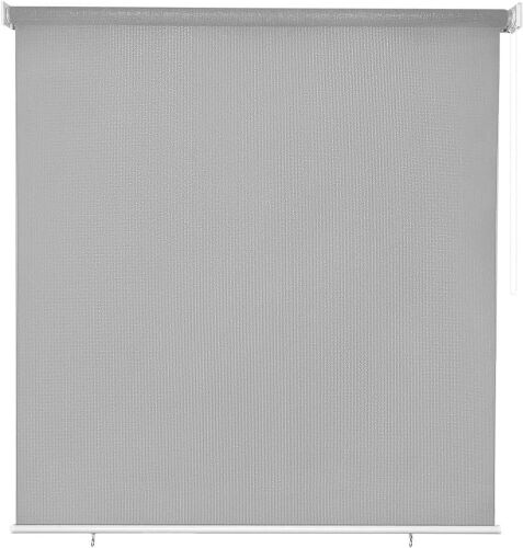 Osimlead Outdoor Roller Shade Patio Roll Up Blinds 7.5' x 6', Grey  - Lot 266