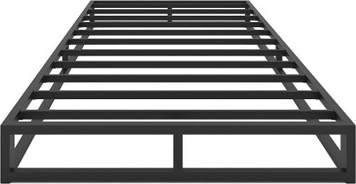Bilily 6" Low Profile Twin Metal Platform Bed Frame  - Lot 235