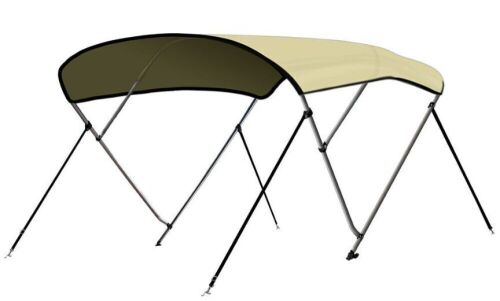 3 Bow Bimini Top Boat Cover 600D Polyester Canvas 6' x 46" x 85-90W - Lot 161