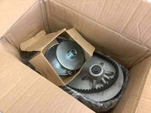 VEVOR 212CC Torque Converter Kit Go Kart 30 Series 6.5 HP Mini Bike Comet Clutch Set 3/4 Inch 10T #40 or 41 Chain Predator Driver Pulley Replacement Comet TAV2 Go-Kart Torque Converter  - Lot 577