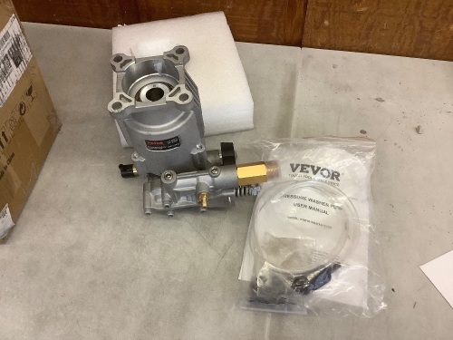 VEVOR Pressure Washer Pump, 3/4" Shaft Horizontal, 3400 PSI, 2.5 GPM - Lot 598