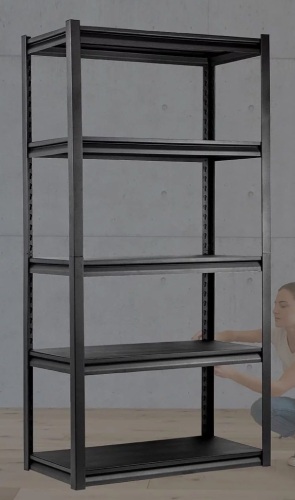5 Tier Steel Storage Shelves  - Lot 551