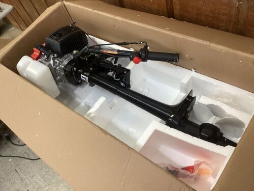 4HP 4Stroke Heavy Duty Outboard Motor Water Cooling CDI - Has Compression - Lot 45