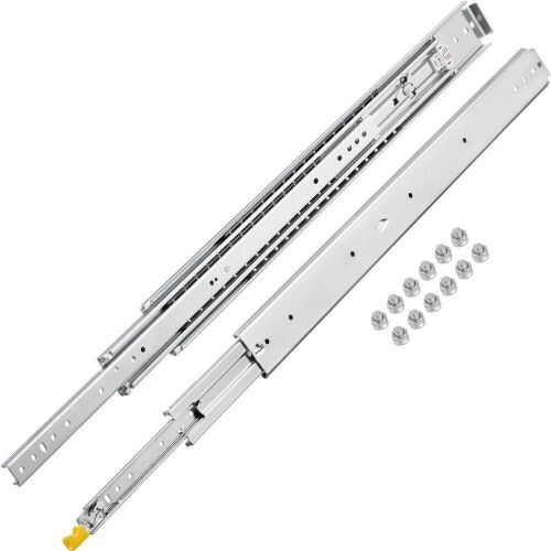 VEVOR Heavy Duty Locking Drawer Slides 48" Length, 500lbs Load Capacity  - Lot 680