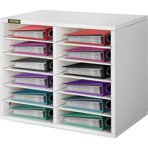 VEVOR 12 Compartments Medium Density Fiberboard Storage Organizer - Lot 122