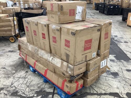 Lot of (9) Cantilever Patio Umbrellas & (9) Bases - Uninspected - Lot 81