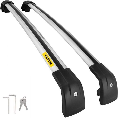 VEVOR Locking Roof Rack Cross Bars for Audi Q7, for Audi Q7 2006-2021 Sliver - Lot 508