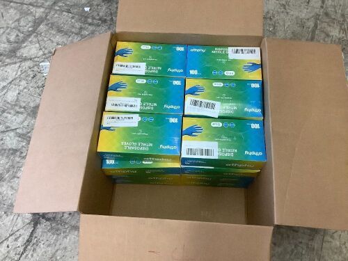 Lot of (24) Athphy Disposable Nitrile Gloves, 100pcs - Lot 290