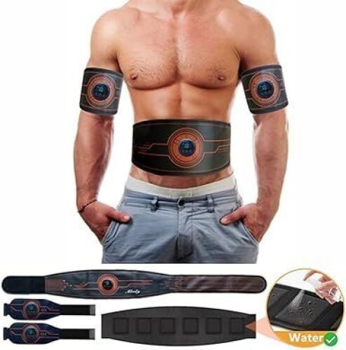 Lot of (5) MBODY Fitness Belt for Abdominal/Arm/Leg fit 23"-60" - Lot 317