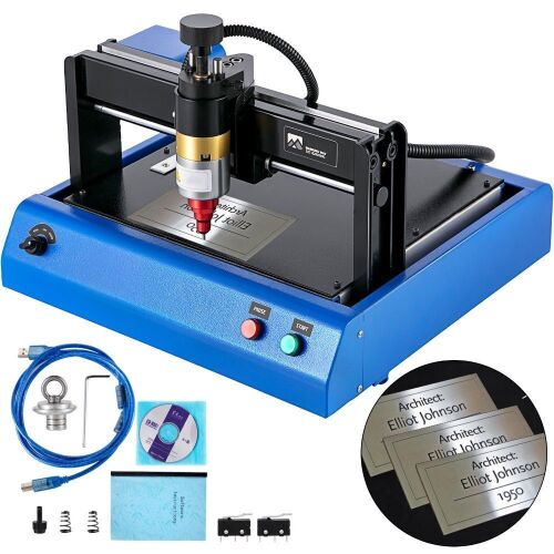 VEVOR 400W Electronic Metal Marking Machine 300x200mm Dot Peen Depth 0.05mm-1mm 110V - Lot 64