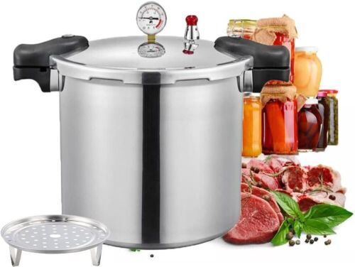 25 Qt Pressure Canner Cooker with Cooking Rack  - Lot 402