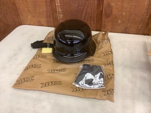 Half Face Motorcycle Helmet  - Lot 633