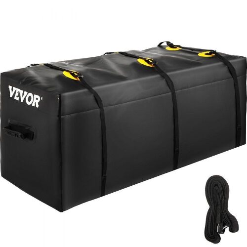 VEVOR Heavy Duty Cargo Bag for Hitch Carrier with Reinforced Straps, Waterproof 840D PVC, 48"x20"x22"  - Lot 506