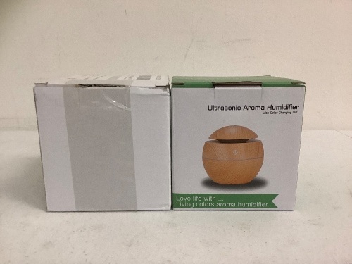 Lot of (2) Ultrasonic Aroma Humidifier, Appears New, Sold as is - Lot 187