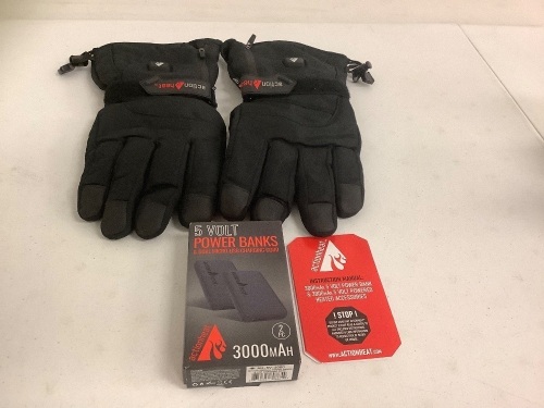 Action Heat Gloves, XXL, E-Comm Return - Lot 191