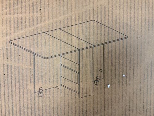 Folding Table, No Manual, Appears New, Sold as is - Lot 230