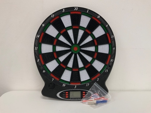 Electronic Dart Board, Appears new, Sold as is - Lot 249
