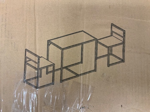 Small Table and Two Chairs, E-Commerce Return, Sold as is - Lot 273
