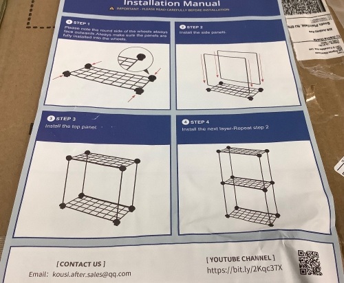 Kousi Storage Cubes, E-Comm Return - Lot 294