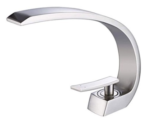 Wovier Brushed Nickel Bathroom Sink Faucet, Appears New, Sold as is - Lot 361