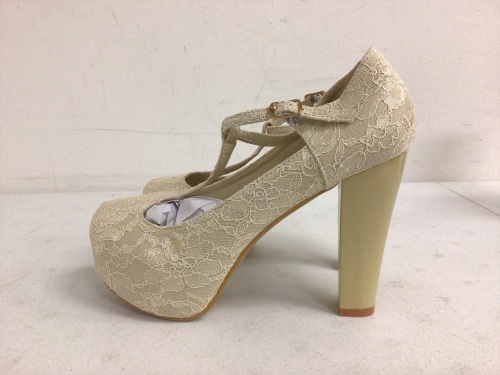 Platform Heels, 7/7.5, Appears New, Sold as is - Lot 396