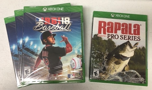 Lot of (4) xBox One Games, New, Sold as is - Lot 511